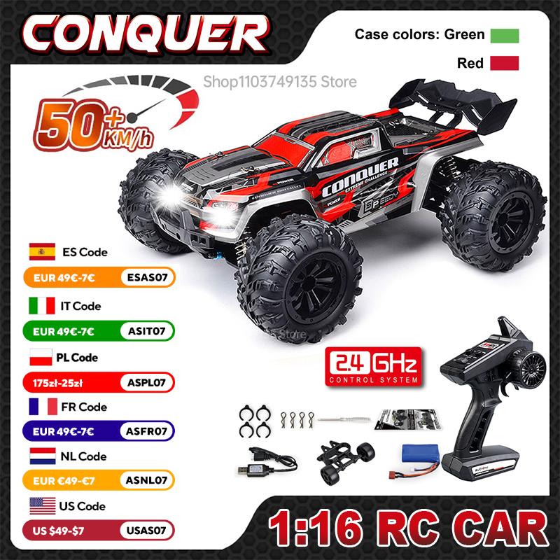 Rc Hobby Dump Truck - WLtoys 1:16 Scale Large RC Car