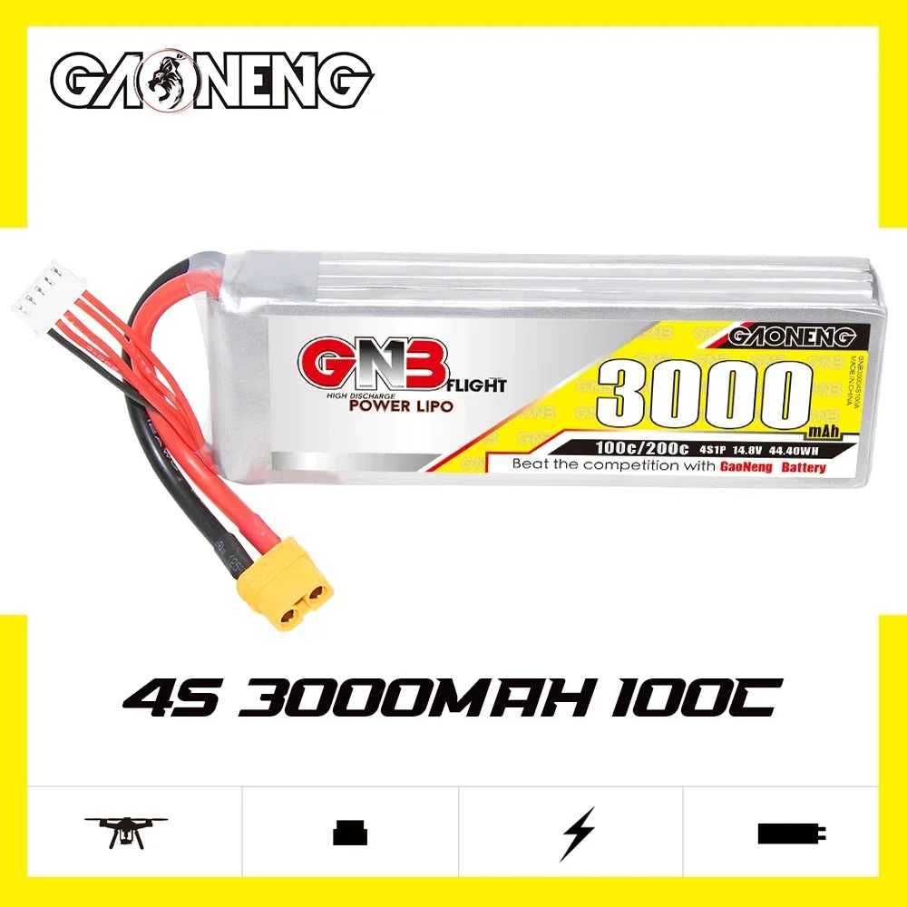 Rc Hobby Drone - GAONENG GNB 3000mAh 4S 100C 200C