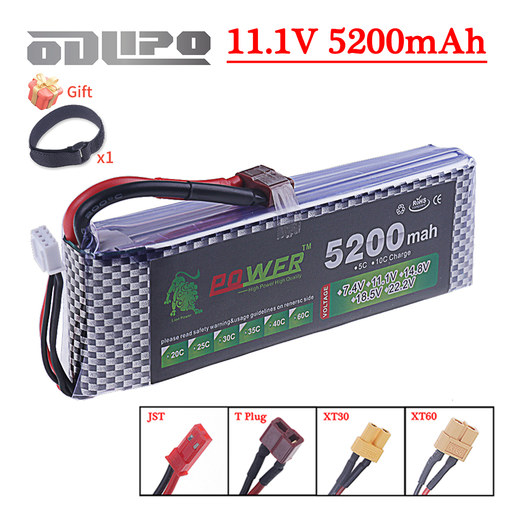 Rc Hobby Drone - 3S Lipo Battery 11.1V 5200mah 40C