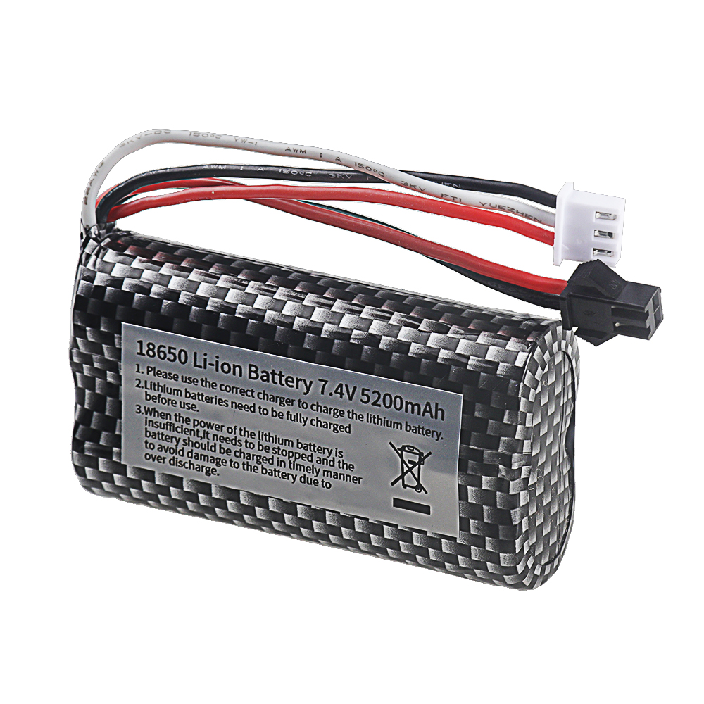 18650 7.4V 5200mAh Li-ion batt - Rc Hobby Drone recensie en prijs