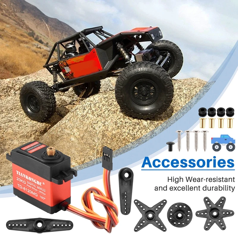 TD-8120MG Waterproof Metal Gea - Rc Hobby Products recensie en prijs