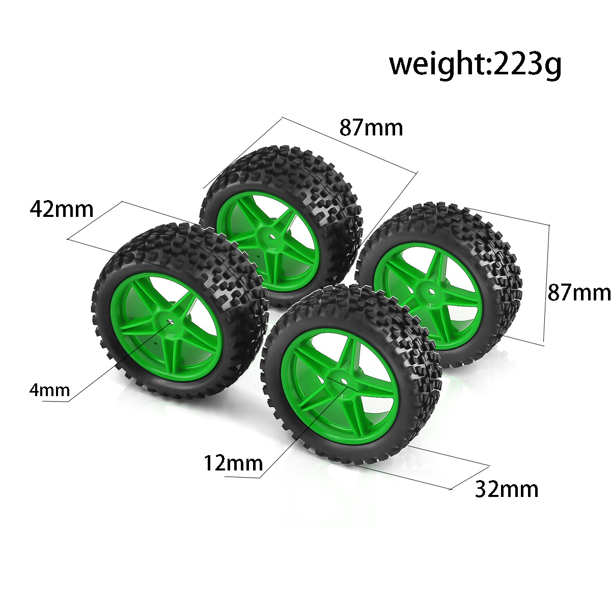 1/10 RC Off Road Tires And Whe - Rc Hobby Dump Truck recensie en prijs