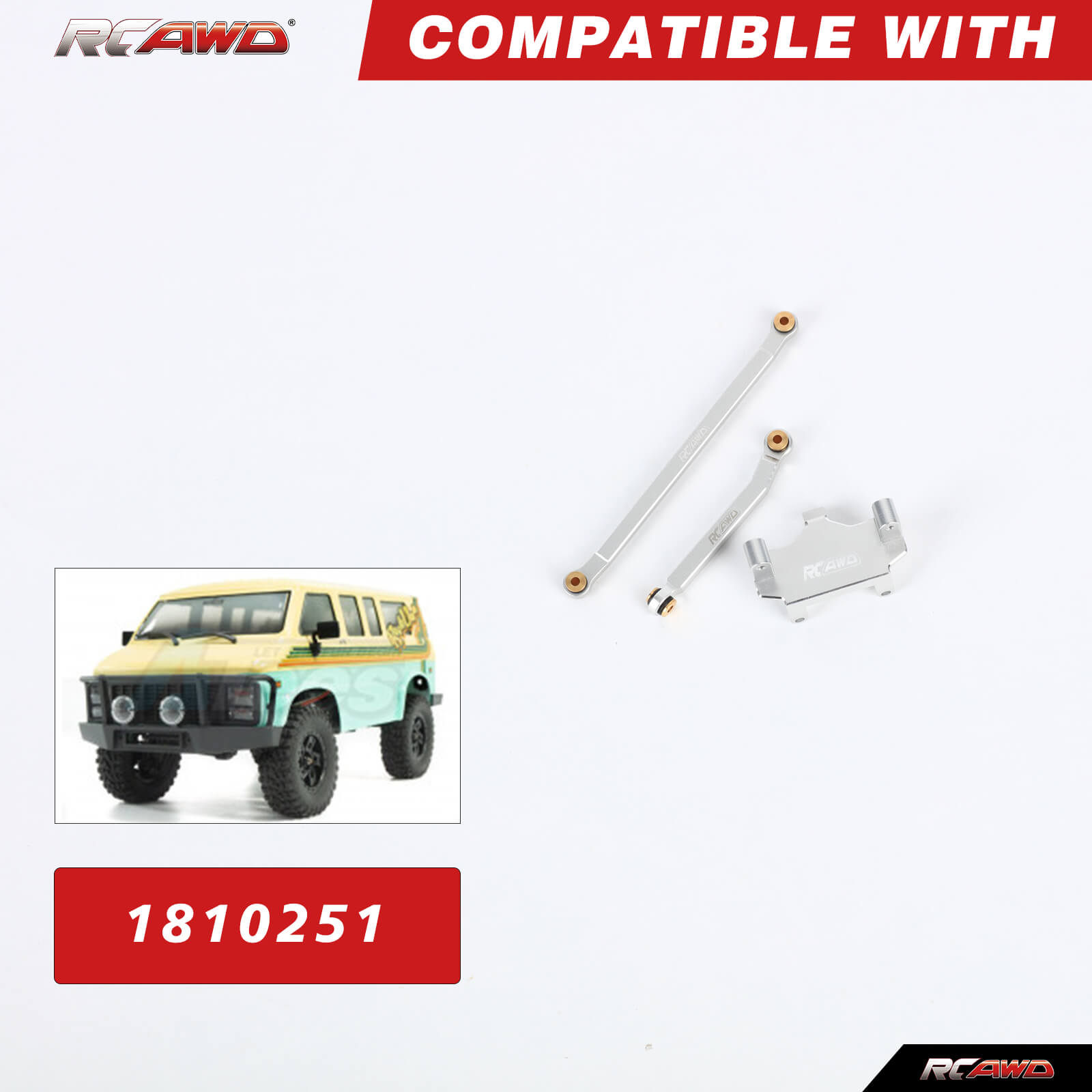 RCAWD Alloy CR18P Servo Mount  - Rc Hobby Warehouse recensie en prijs