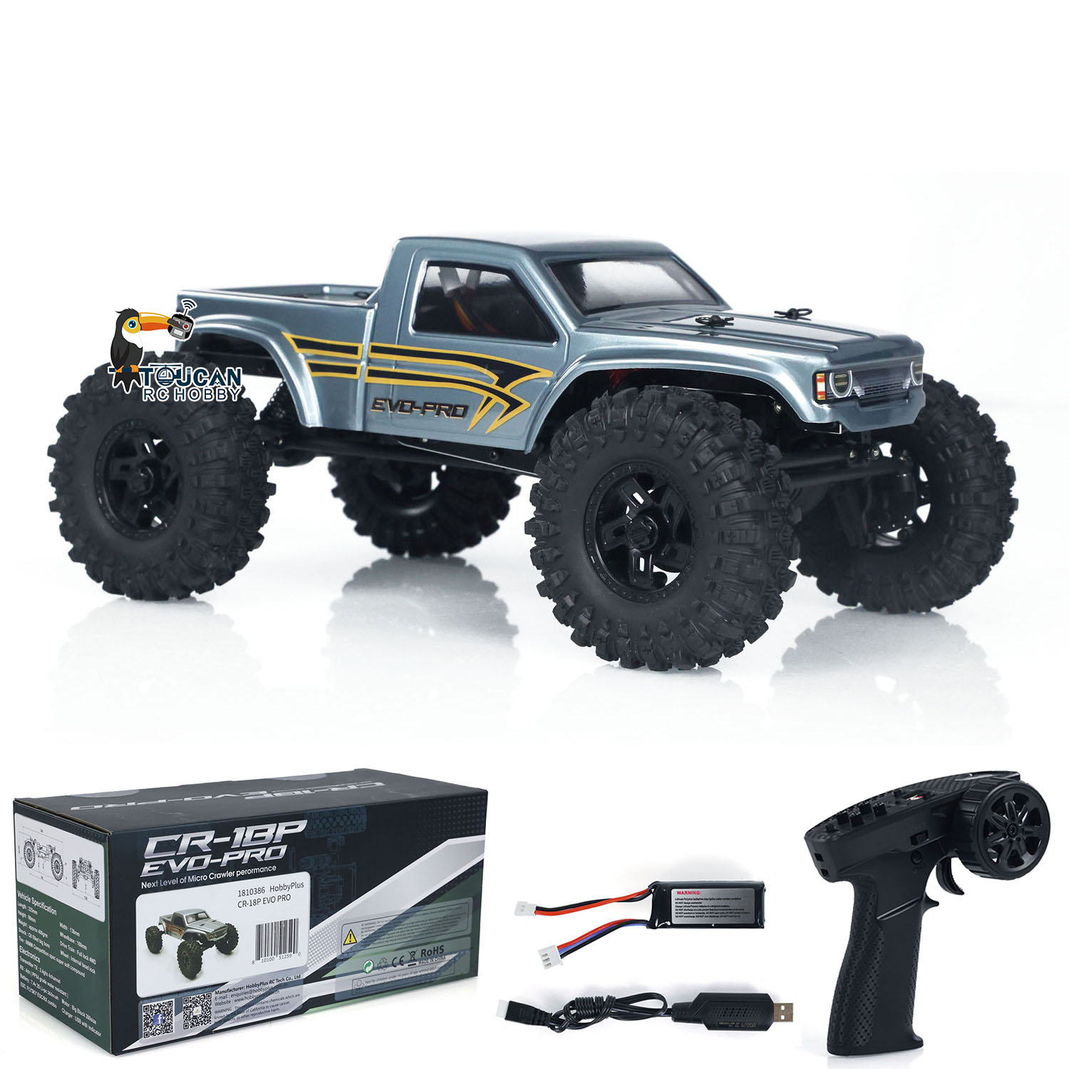 Hobby Plus 1/18 RC Rock Crawle - Rc Roc Hobby recensie en prijs