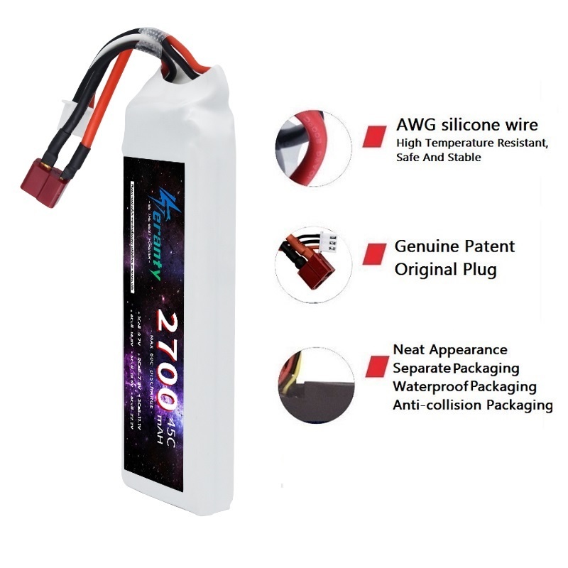 1/3PCS 2S 7.4V Lipo Battery 27 - Rc Hobby Drone recensie en prijs