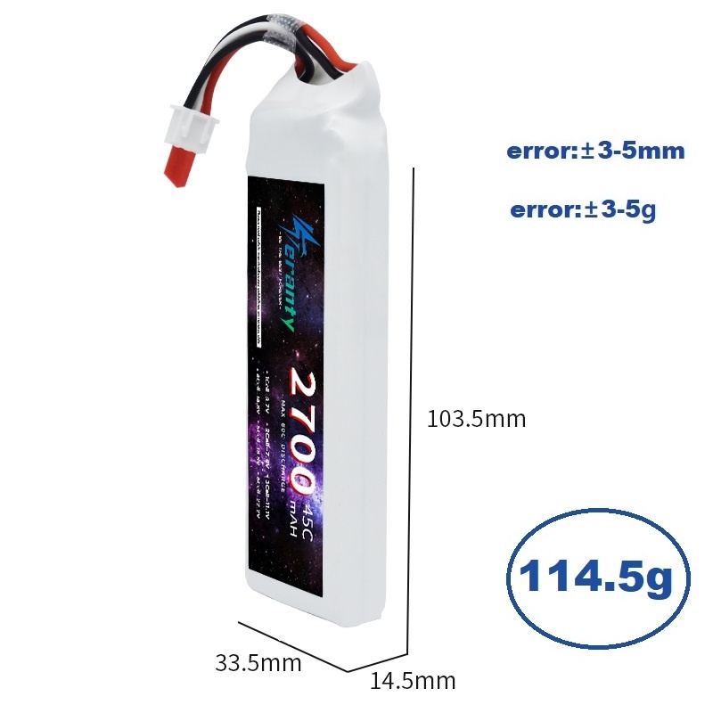 1/3PCS 2S 7.4V Lipo Battery 27 - Rc Hobby Drone recensie en prijs