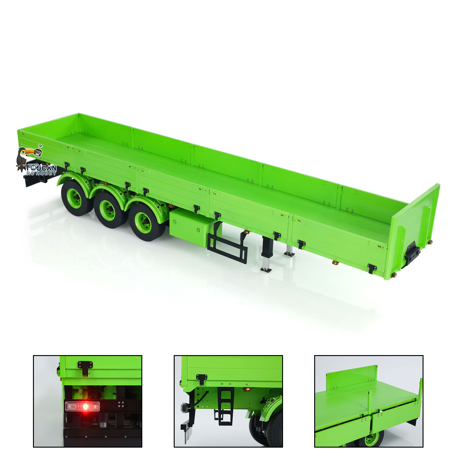 NEW 1/14 Metal Semi Trailer 3  - Rc Hobby Dump Truck recensie en prijs