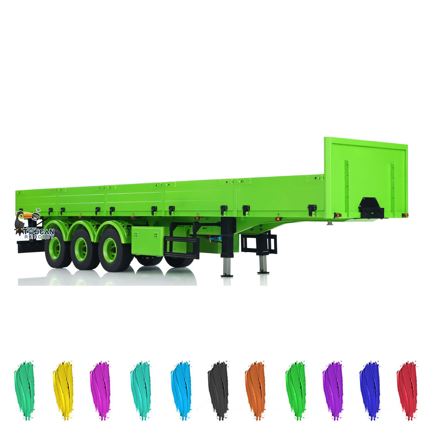 NEW 1/14 Metal Semi Trailer 3  - Rc Hobby Dump Truck recensie en prijs
