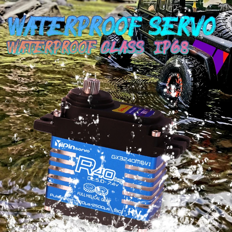 Waterproof IP68 RC Servo 40kg  - Rc Hobby Products recensie en prijs