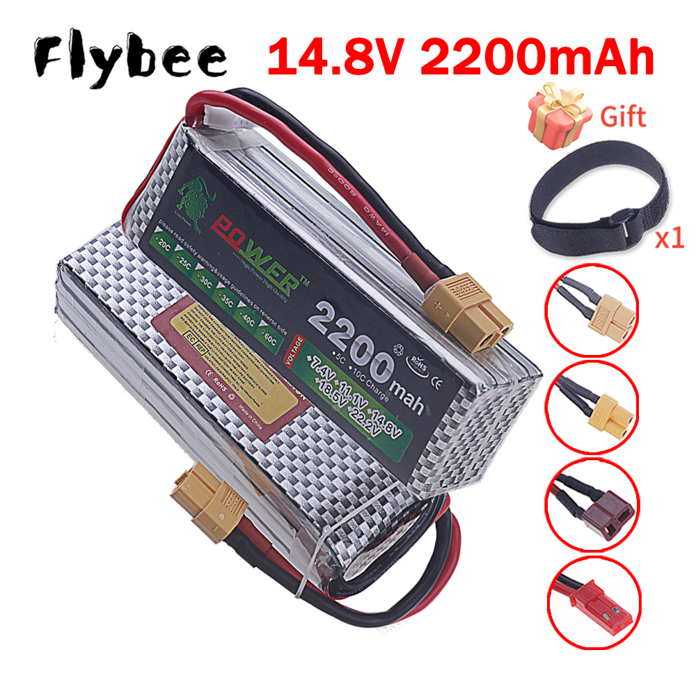 14.8V 2200mah Li-polyme Batter - Rc Hobby Drone recensie en prijs