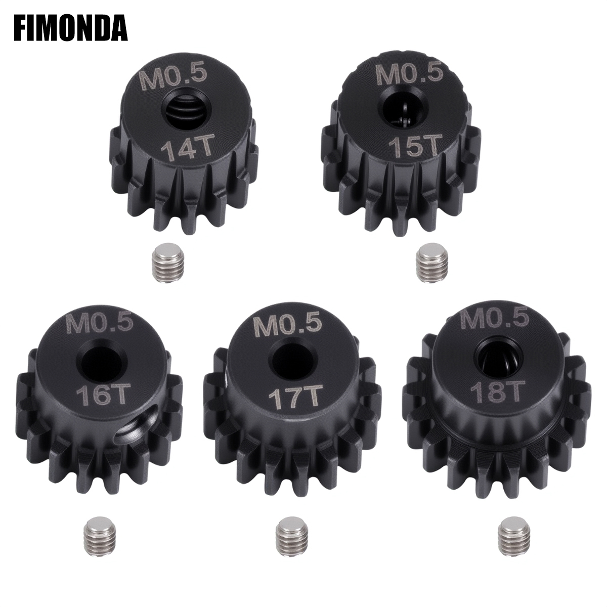 M0.5 2mm Shaft 14T-18T Metal P - Rc Hobby Products recensie en prijs