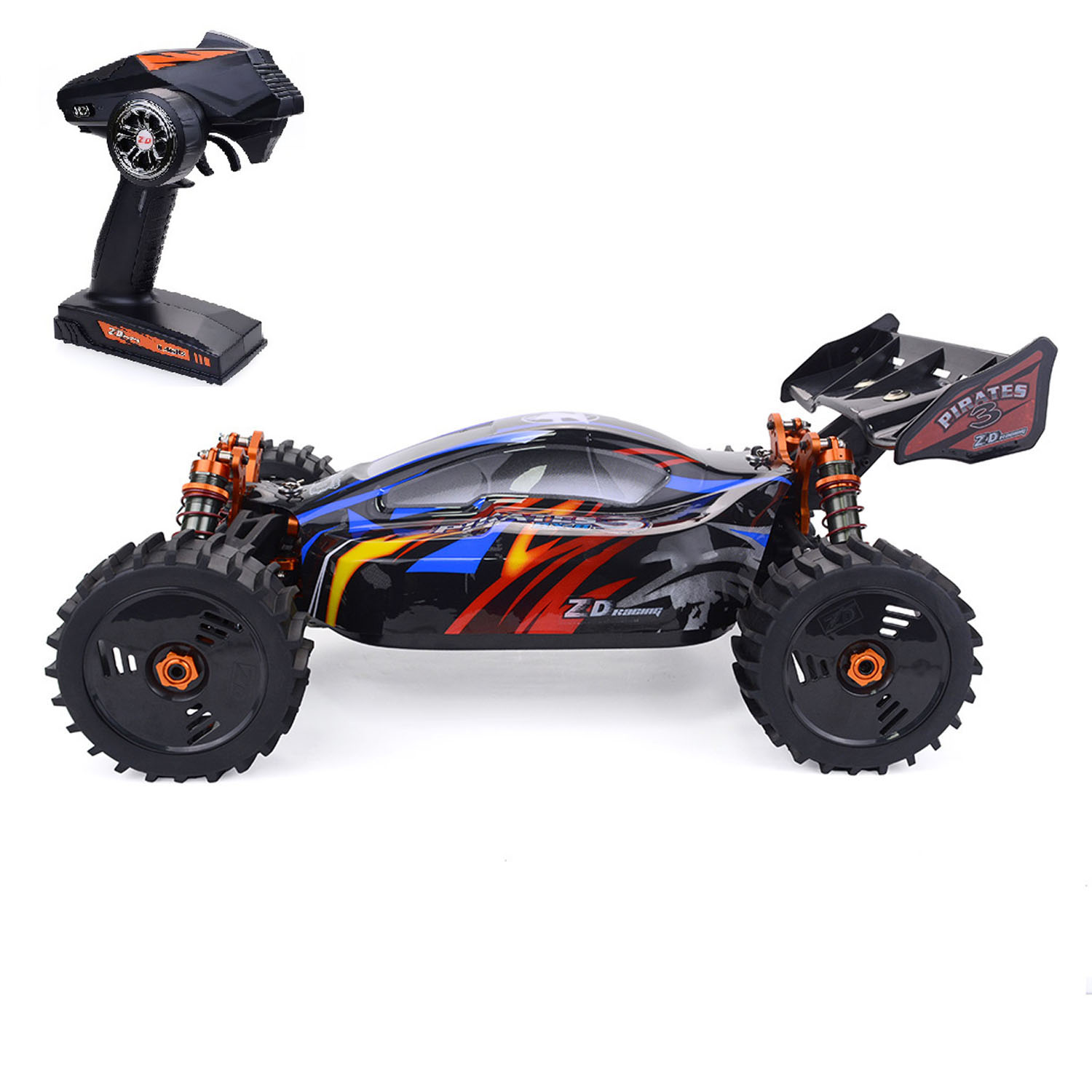 1/8 ZD Racing Cars RTR 100KM/H - Rc Roc Hobby recensie en prijs