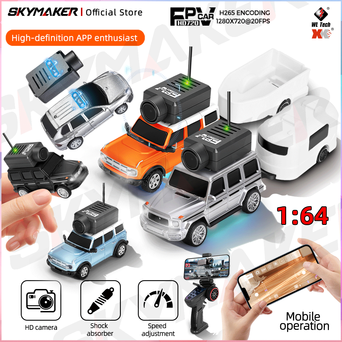 Wltoys Mini FPV APP Control Ca - Rc Hobby Drift Car recensie en prijs