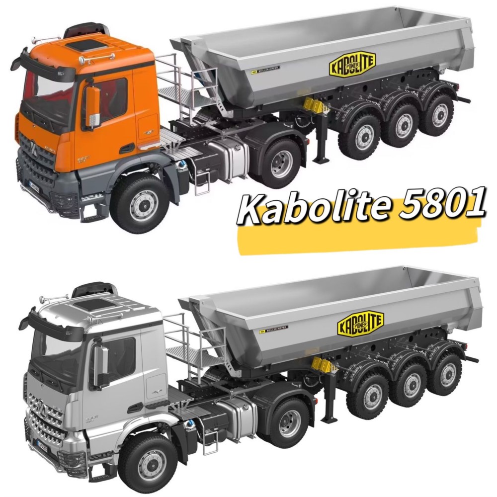 RTR Kabolite 1/14 5801 RC Trac - Rc Hobby Dump Truck recensie en prijs