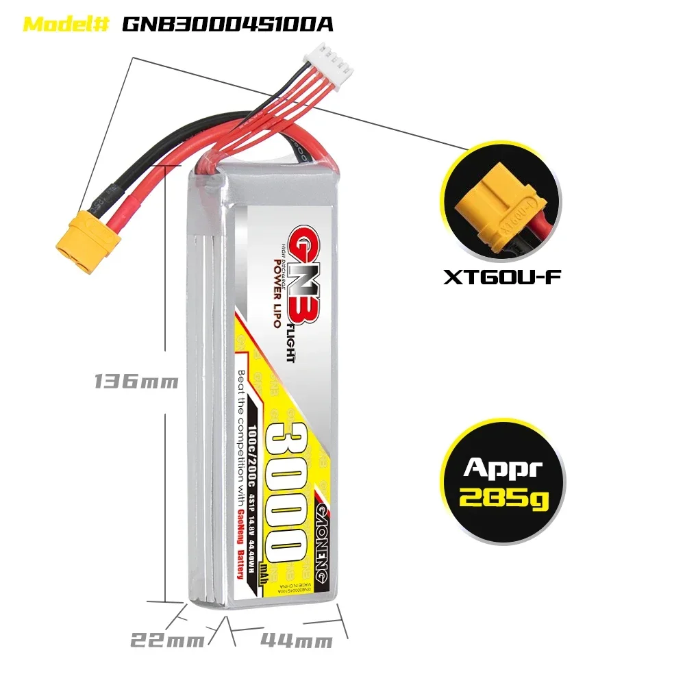 GAONENG GNB 3000mAh 4S 100C 20 - Rc Hobby Drone recensie en prijs