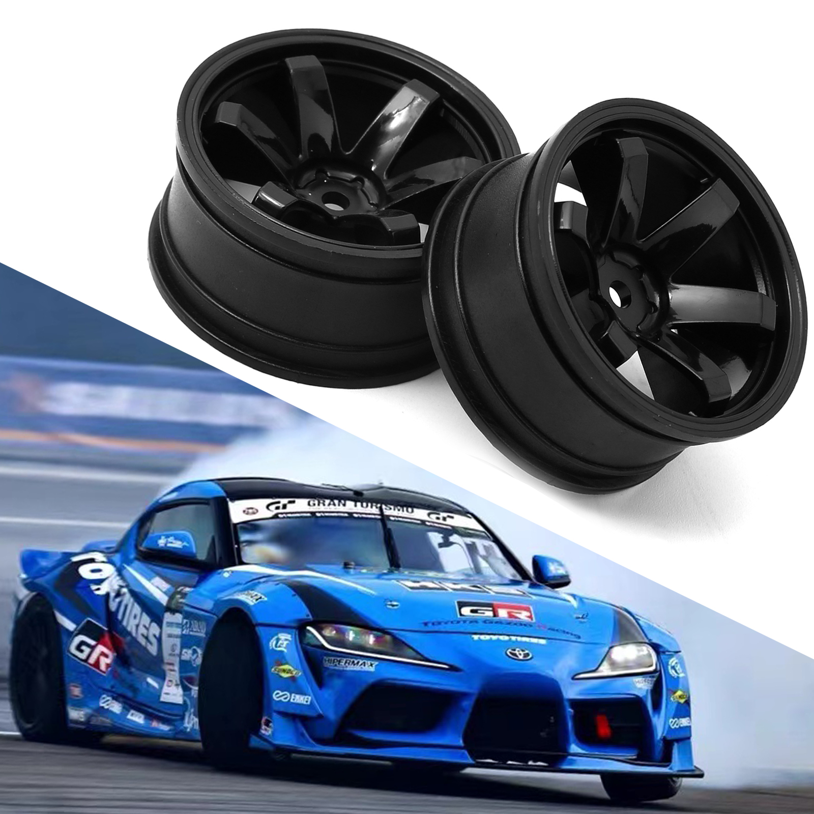 4pcs  Plastic Wheel Hub RC Rac - Rc Hobby Products recensie en prijs
