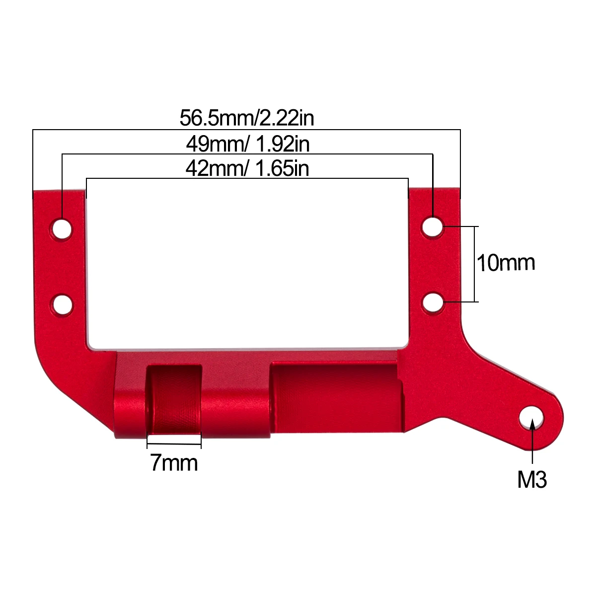CNC Aluminium Axle Servo Mount - Rc Hobby Products recensie en prijs