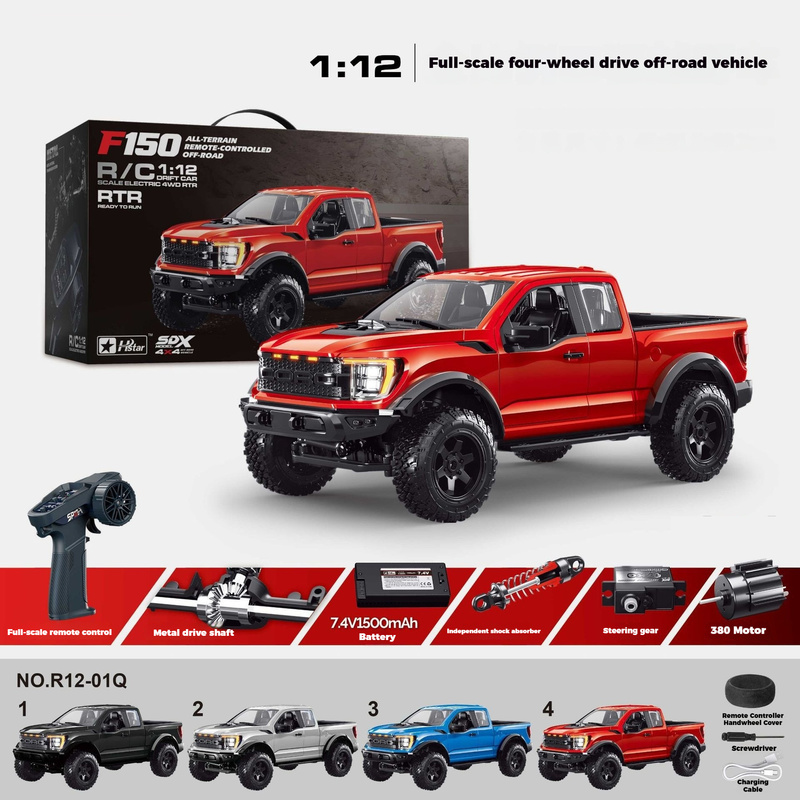 Hstar 1 12 Scale F150 Raptor 4 - Rc Roc Hobby recensie en prijs